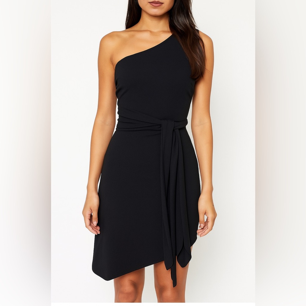 Boohoo One Shoulder Asymmetrical Dress